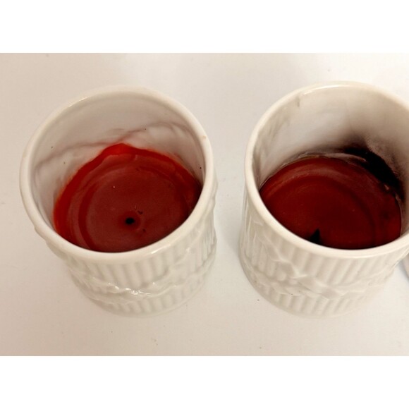 Elizabeth Arden Porcelain Canister Jars – 2 Vintage Floral Lid Bird Finials - Picture 6 of 8